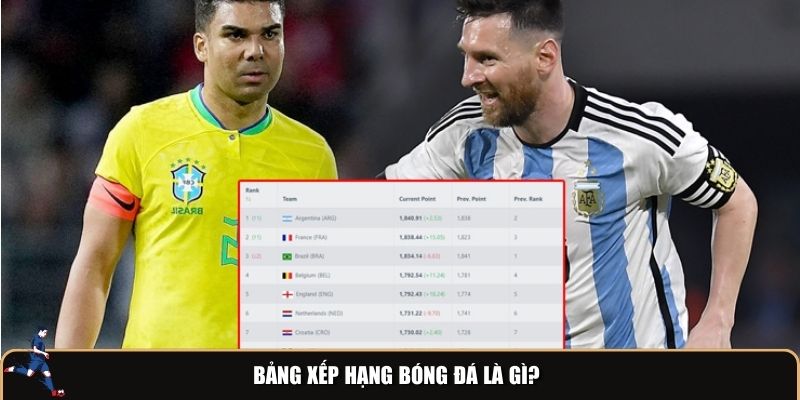 Bảng xếp hạng bóng đá là gì?