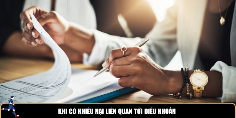 Hướng dẫn khiếu nại liên quan tới điều khoản sử dụng